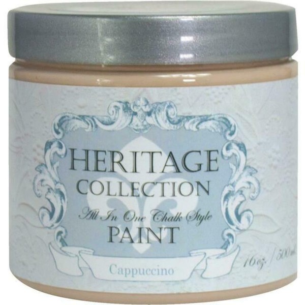 18 PK Heirloom Traditions Cappuccino 1 PT Allinone Chalk Style Paint