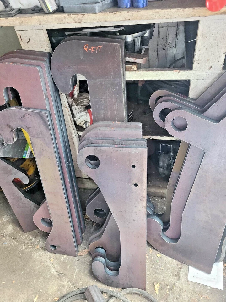 Conjunto de ganchos para carregadeira de rodas Deere Hi-VIZ Hi Vis 444k-644l BUDD Laser 1" - Imagem 4 de 4