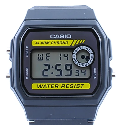 [Nuevo] Casio F-94WA-9JH Negro Luz Hombre Reloj Digital Estándar - Imagen 1 de 4