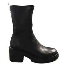 EMANUELLE VEE - TRONCHETTO ANITA STRETCH NERO  SCONTO 50%