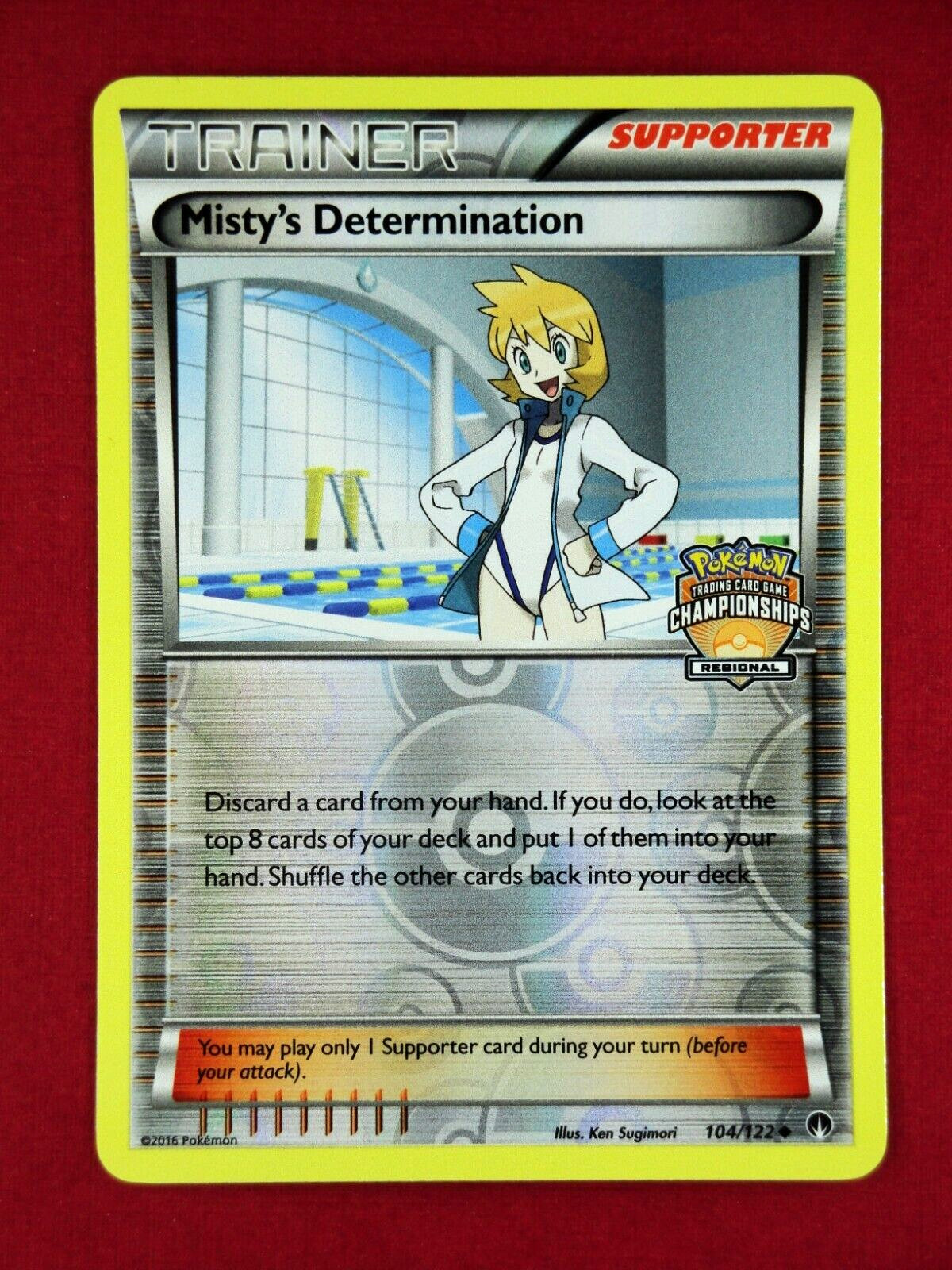 💦 MISTY'S DETERMINATION💦 Breakpoint 104/ | Regional Pokémon Promo | NM-Mint