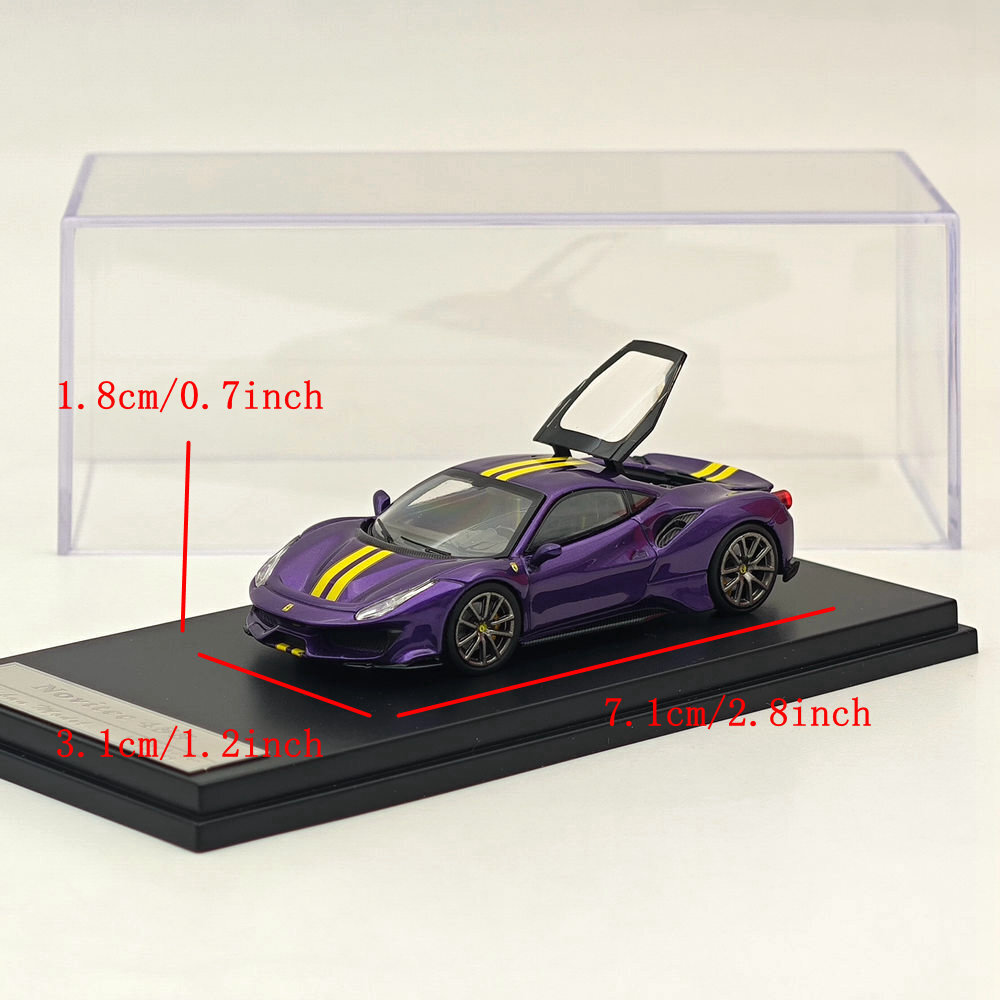 Ichilan 1:64 Ferrari Novitec 488 Pista Super Racing Sports