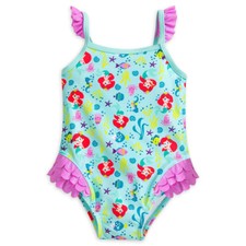 DISNEY STORE LITTLE MERMAID ARIEL SWIMSUIT FOR BABY ARIEL FOUNDER CUTE NWT