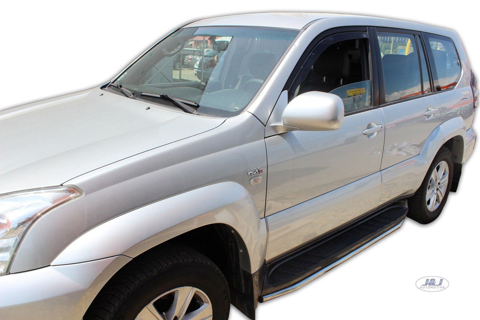 TO FIT Toyota Land Cruiser J120 Prado 2003up Front wind deflectors 2pc