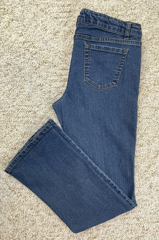 Pantalones de mezclilla elásticos de tiro medio Arizona para niñas talla 18,5 (32x29) Foto 2 de 4