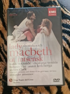 DVD Shostakovich Lady Macbeth Of Mtsensk - Nadine Secunde Graham Clark , NEU