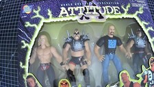 WWF WWE Stone Cold Steve Austin Shawn Michaels Legion of Doom Animal & Hawk NIB