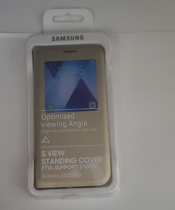 Case Samsung A5 2017 Original Samsung S-View Standing Cover Case