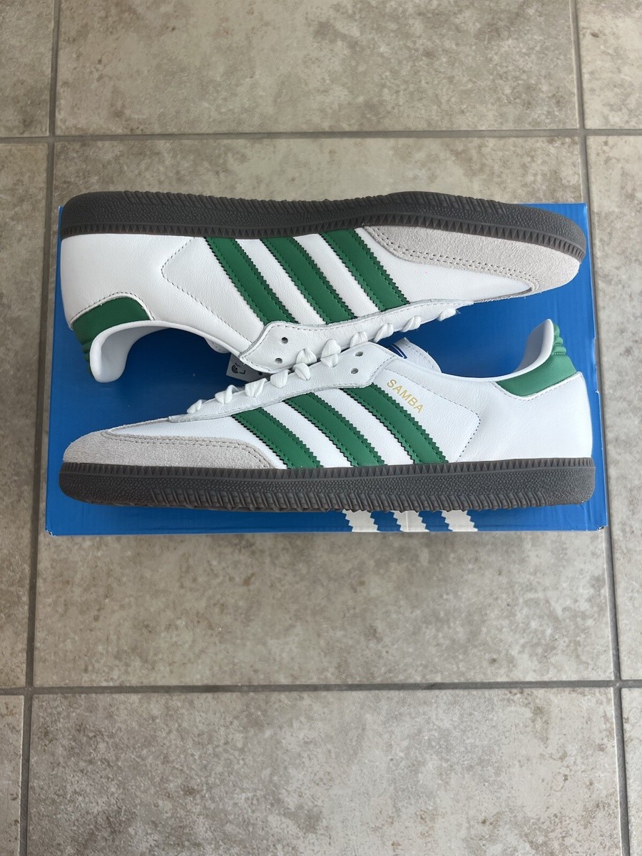 Adidas Samba OG White Green sz 7 - IG1024 - BRAND NEW w box
