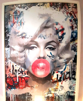 !! NEU !! COOLER ++ GRAFFITI POSTER !! MARILYN MONROE !! 50X70 CM !! NEU !!