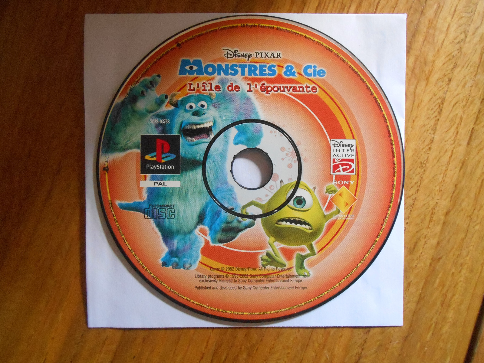 Jeu PS2 Disney / Pixar Monstres & Cie L'Île de l'épouvante [Version Collector