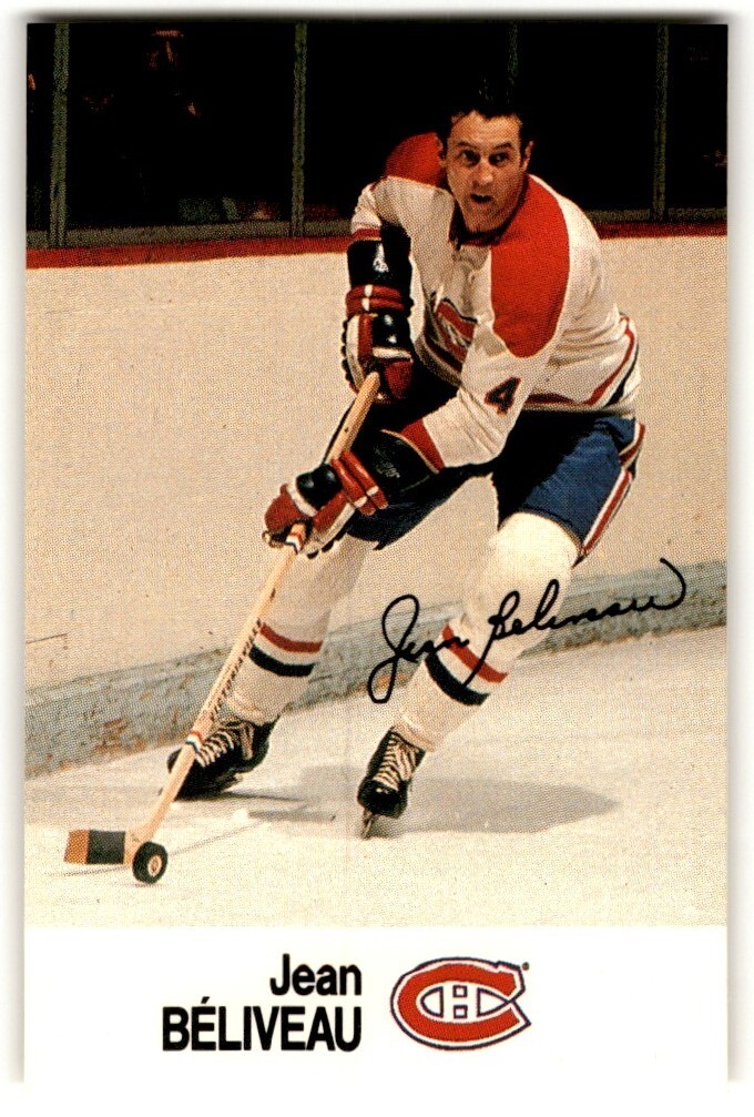1988-89 Esso NHL All-Star Collection Jean Beliveau #NNO Montreal Canadiens