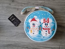 Loungefly Disney Crossbody Bag. Mickey and Minnie Mouse Snow Globe. New with Tag