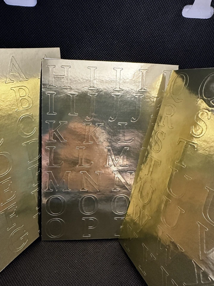 Letras de oro Creative Memories de 3/4 pulgadas Foto 3 de 4