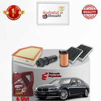 Kit Wartung 4 Filter Und ÖL FüR BMW 7Er G11 725 Diesel 155KW 211PS 2017
