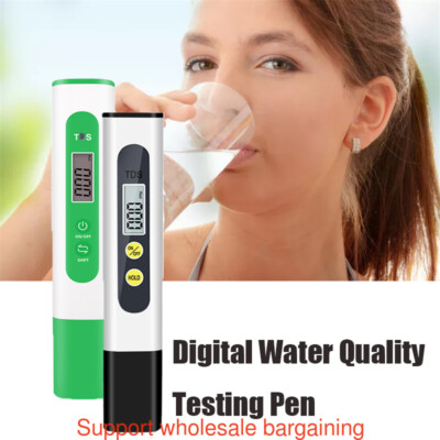 Digital Electric TDS Meter PPM Tester Hydroponics Water QualityTest Pen Purity