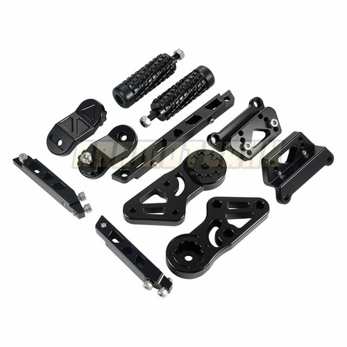 Juego de soportes de montaje de pedal clavijas de reposapiés traseros para Kawasaki ZX-6R 2009-2018 10 11 12 - Imagen 3 de 7