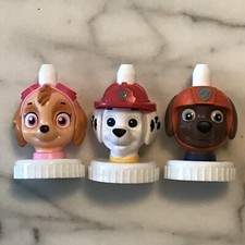Good 2 Grow  PAW PATROL  Juice Bottle Topper Lot of 3 SKY MARSHALL  ZUMA M330 