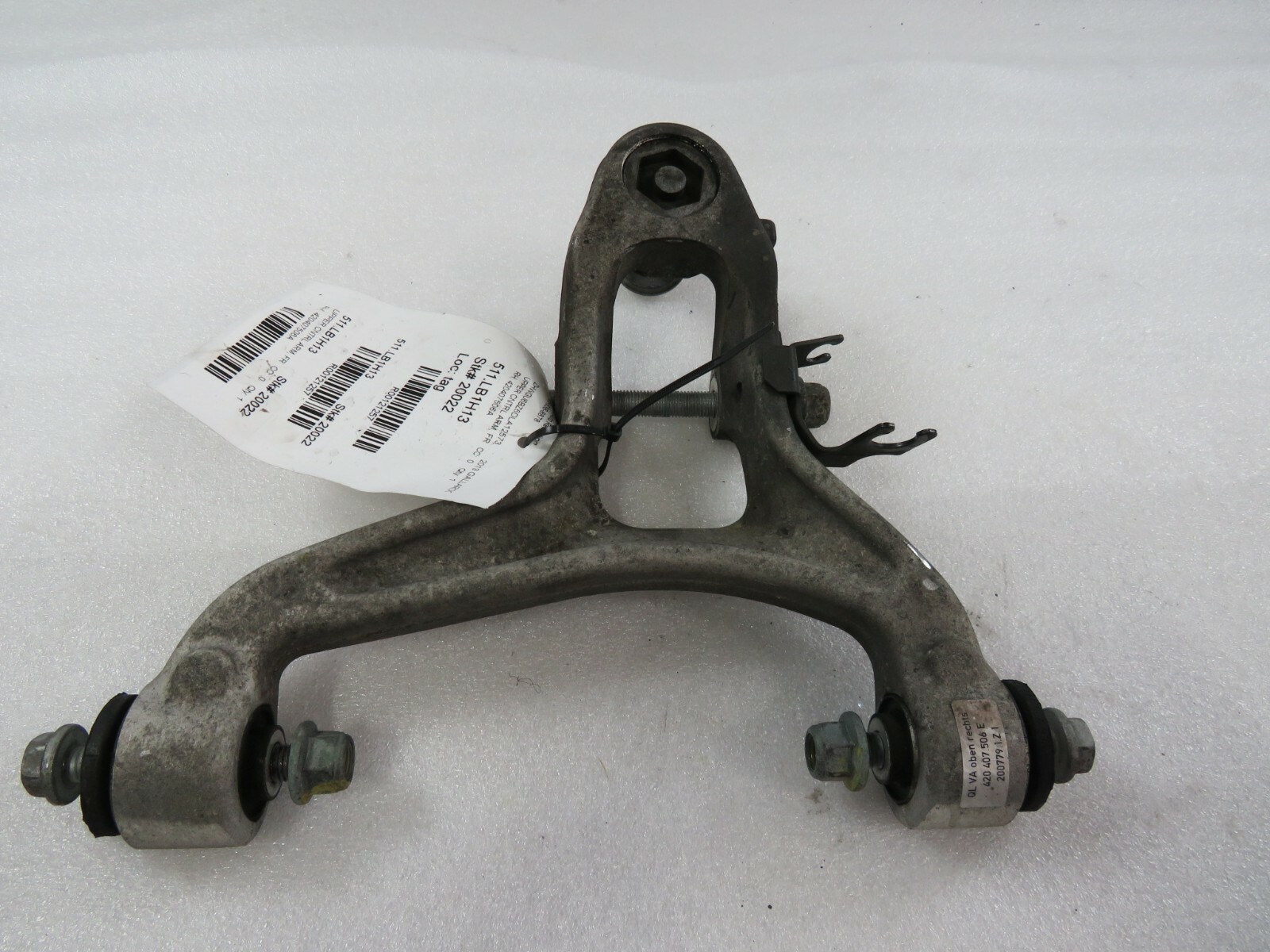 Lamborghini Gallardo, RH, Right Front Upper Control Arm, Used, P/N 420407506A