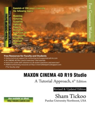 Maxon Cinema 4D R19 Studio: A Tutorial Approach - Paperback NEW Univ, Prof Sham