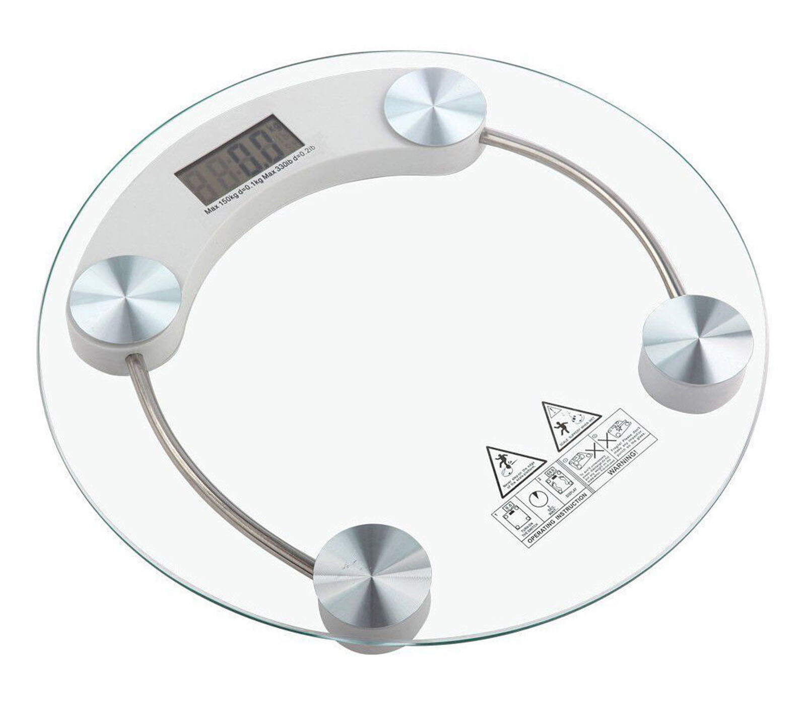 Bilancia pesapersone digitale in vetro elettronica  professionale 180KG 2003A