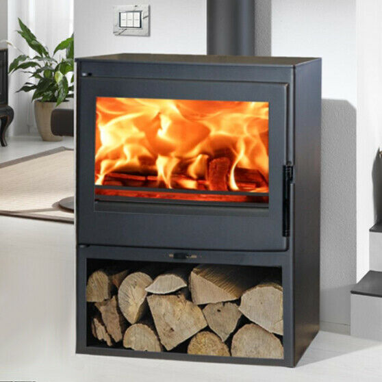 Wood Burning Multi-Fuel Pandero VEA Contemporary Modern Stove 10kw
