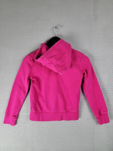Gap kids zip-up hoodie pink sequins size Medium (8yrs) - Picture 10 of 13
