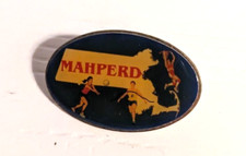 vintage Mahperd health organization Massachusetts sports oval pin made in USA