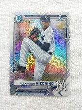Alexander Vizcaino 2021 1st Bowman Chrome #BCP-212 Mojo Refractor Stock Pic