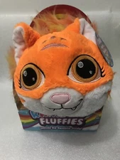 RAINBOW FLUFFIES 12" INCH PLUSH UNHIDE THE RAINBOW INSIDE Orange Tiger Brand New