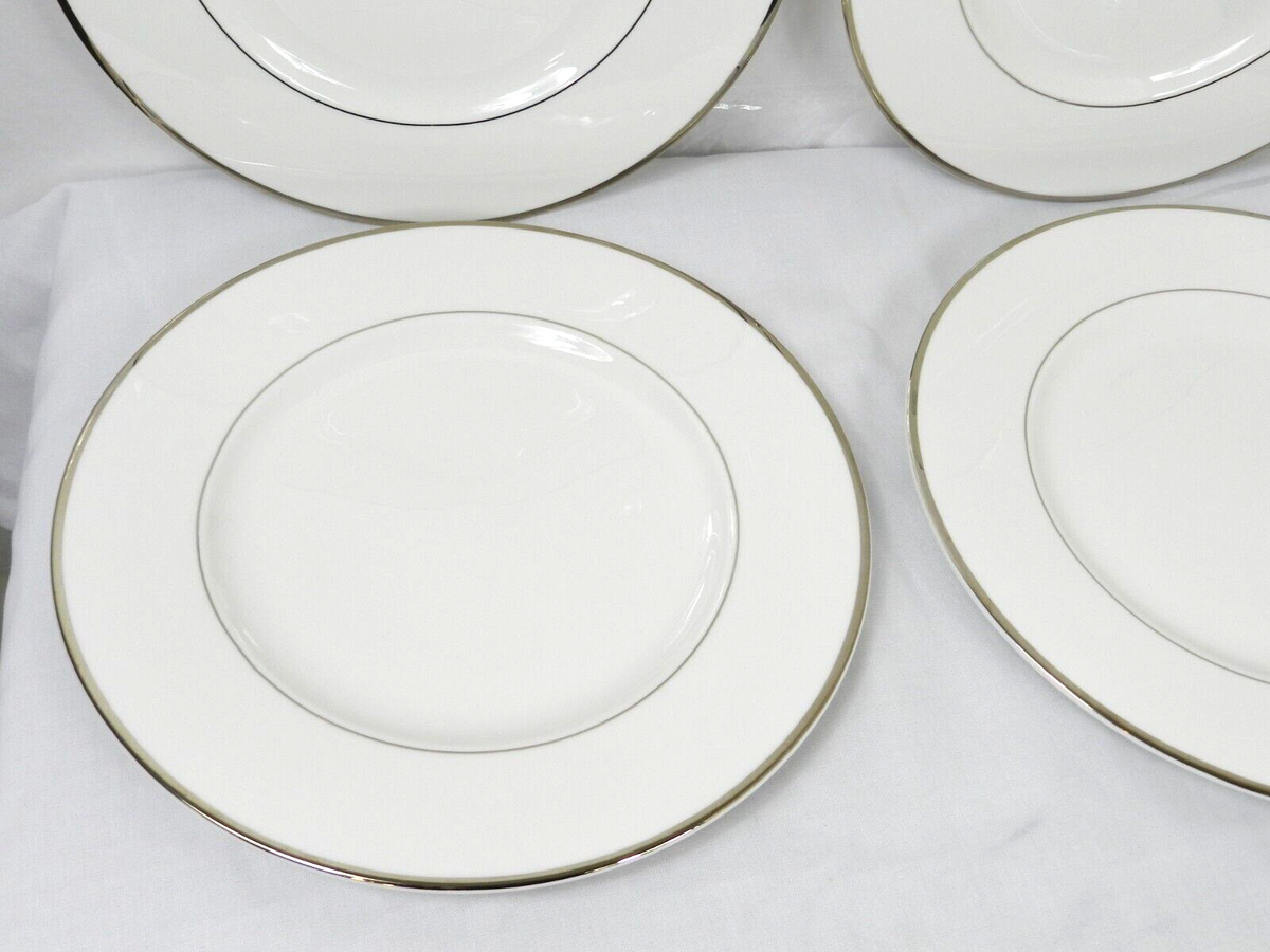 Mikasa Ultima Plus Super Strong White Dinner Plates Fine China 10