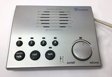 Single Westinghouse 4-Channel Voice-Activated Wireless Intercom WHI-4CUPG Silver