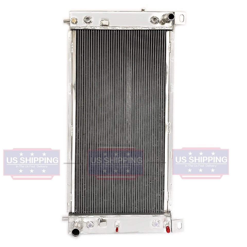 34" Aluminum Radiator 2-Row For Chevy Silverado 1500 2500 Suburban Tahoe 4.8 5.3 6.0L