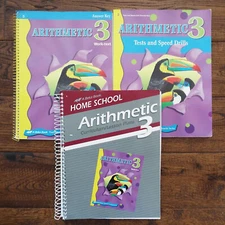 Abeka Arithmetic 3 Curriculum/Lesson Plans Work-text Answer Key Speed Drills Key