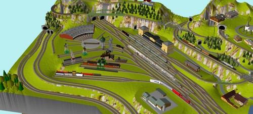 GP-018 Gleisplan (28 Seiten) Suessenfeld Spur N Rocco/Fleischmann170x250x400x170 - Bild 10 von 10