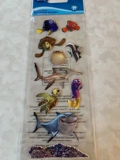 EK Success Disney Sticker FINDING NEMO FISH TURTLE SHARK NEMO CORAL 10PCS