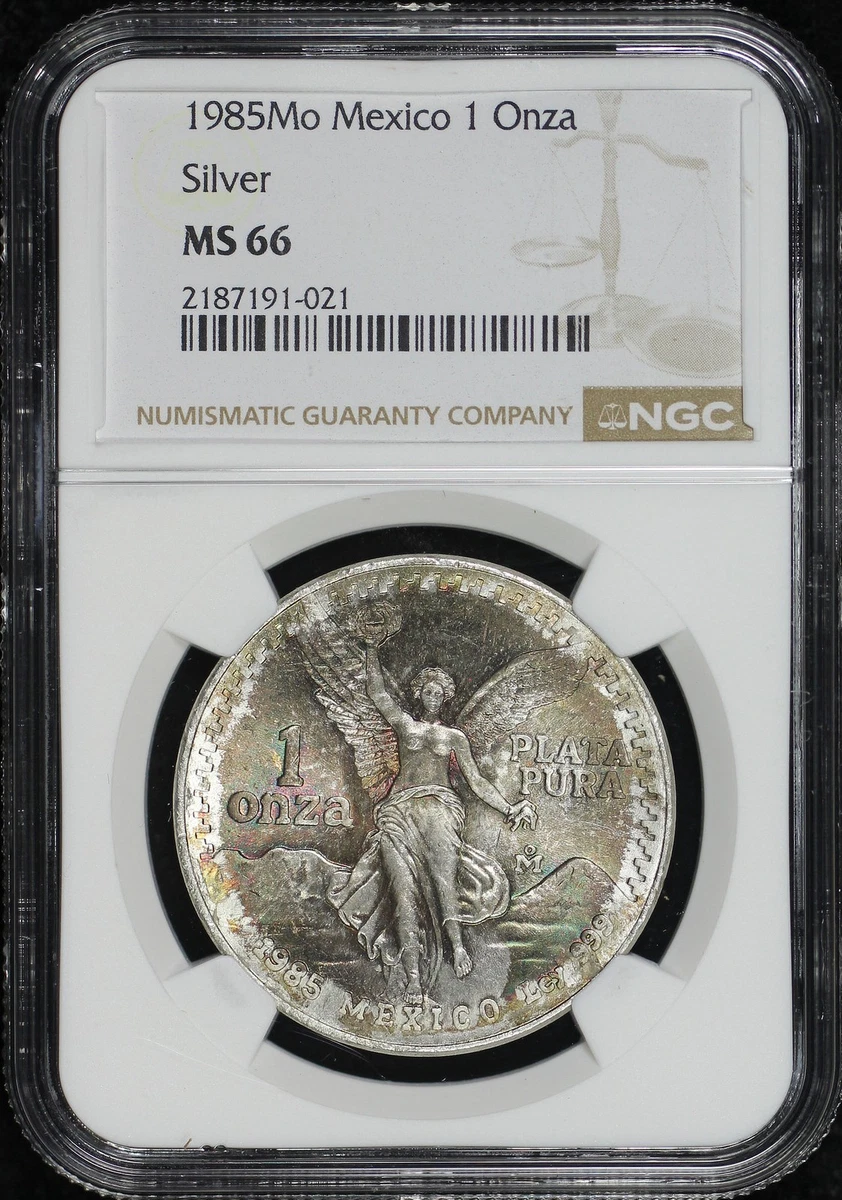 Mexican Libertad 1 oz Precious Metal Content per Unit 1985 Silver