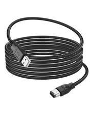 6FT Firewire 6Pin to USB Adapter Cable  USB 2.0 A Male Firewire IEEE 1394 6 Pi...