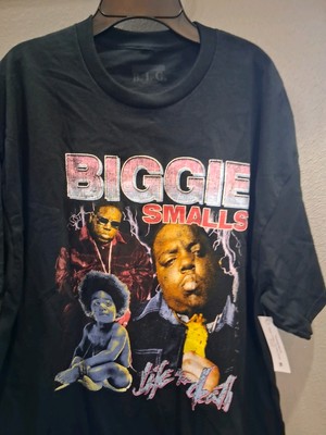 Biggie Smalls S/S Cotton Graphic Tee Blk 2XL  Collage Life After Death 83