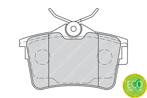 Pastillas de freno FDB4250 FERODO para CITROËN PEUGEOT - Imagen 2 de 8