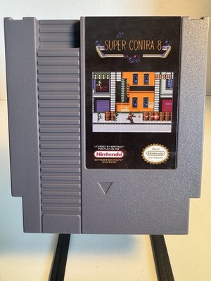 Super Contra 8-Nintendo Entertainment System NES-Game Cart Only Fun