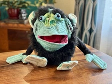 Scrushkins Ugly Monkey Troll Plush Hand Puppet Doll Toy Vision 1990's Funanuf