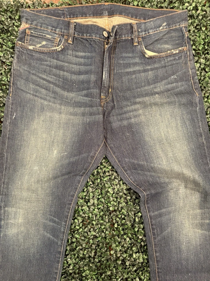 Jeans Ralph Lauren Denim Supply 36x32 corte cónico lavado oscuro Foto 2 de 4