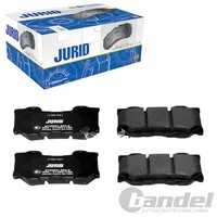 Jurid BremsbelÄGe Hinten Passend FüR Infiniti FX G M Q50 Q60 Q70 QX70 Nissan 370