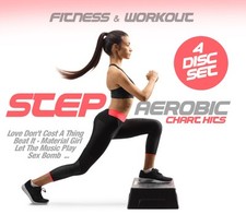 CD Step Aerobic: Chart Hits von Various Artists 4CDs