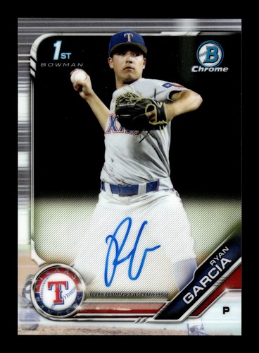 Ryan Garcia #CDA-RGA 2019 Bowman Draft Chrome Picks Autograph card