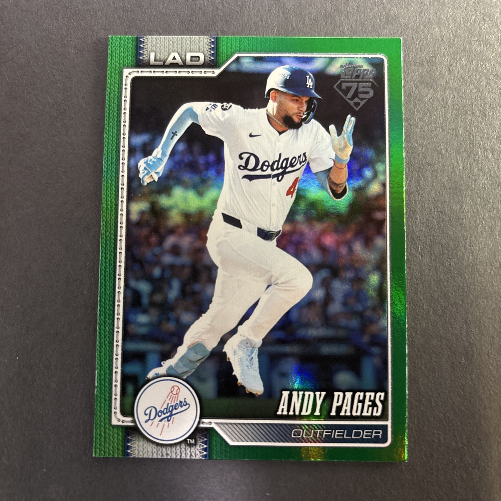 2026 Topps Series 2 Baseball - Andy Pages Green HoloFoil /99 LA Dodgers