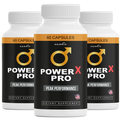(3 Pack) PowerX Pro Advanced Male Support Max Supplement, PowerXPro Pills