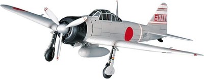 Hasegawa 1/48 Japan Navy Mitsubishi A6M2b Zero Fighter Type 21 Plastikmodell