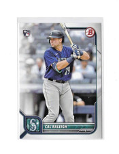 2022 Bowman Baseball Cal Raleigh Rookie Card/#49/NRMT/Mariners